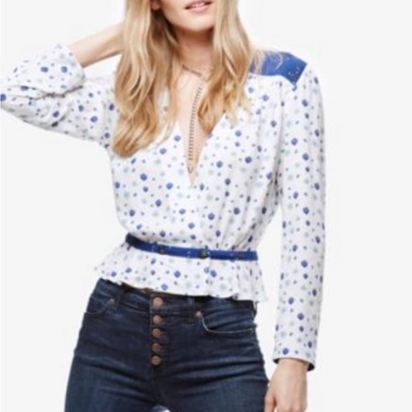 NWT Free People “Where We Roam” Bohemian Floral Bolero Top - Picture 10 of 10